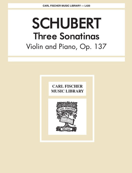 Schubert - Three Sonatinas - Violin and Piano