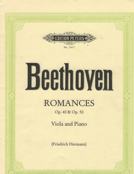 Beethoven, arr. Hermann - Romances, Ops. 40 and 50 - Viola and Piano