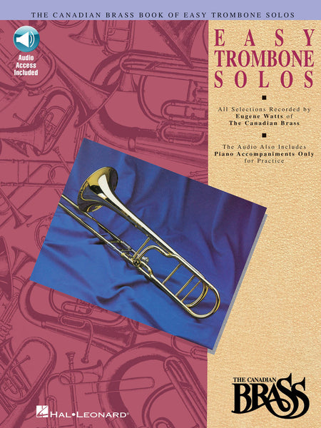 arr. Watts - The Canadian Brass Easy Trombone Solos (w/CD) - Trombone