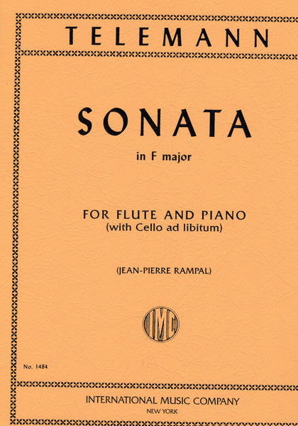 Telemann, ed. Rampal - Sonata in F Major - Flute and Piano