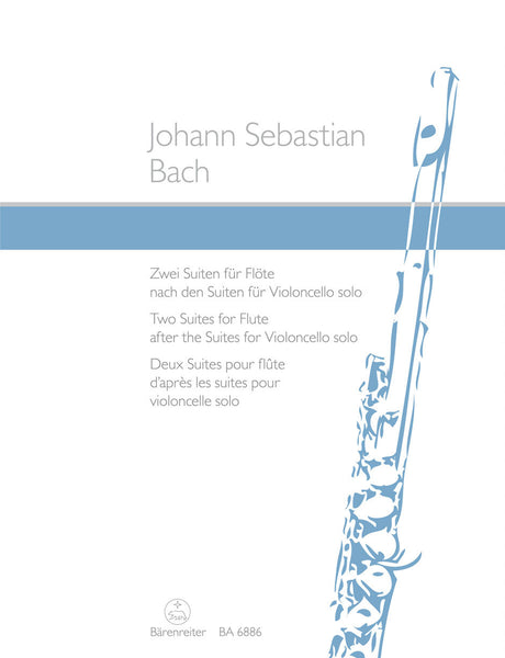 Bach - Two Suites for Flute after the Suites for Violoncello solo BWV 1007, 1009 - Flute