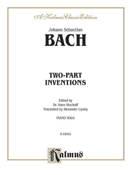 Bach – Two-Part Inventions – Piano