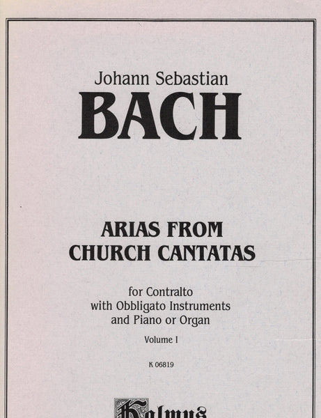 Bach - Complete Arias: Church Vol.1: Alto - Alto Voice