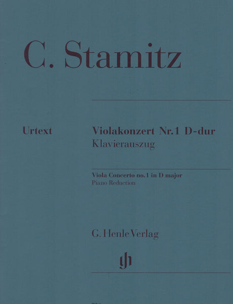 Stamitz - Viola Concerto in D Major, Op. 1 - Viola and Piano