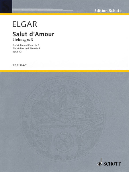 Elgar - Salut d'Amour - Violin and Piano