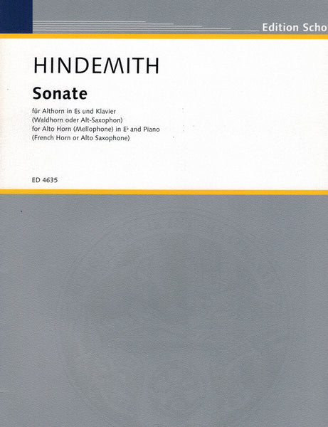 Hindemith - Sonata - French Horn (or Alto Saxophone) and Piano