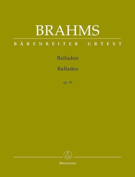 Brahms, ed. Kohn – Ballades, Op.10 – Piano