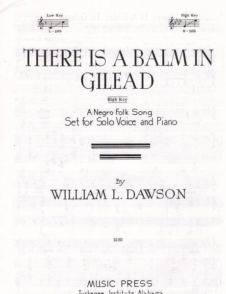 Dawson - There is a Balm in Gilead - High Voice