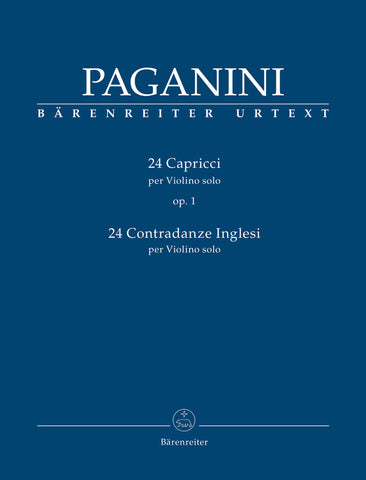 Paganini - 24 Capricci Op. 1 / 24 Contradanze Inglesi - Violin Solo