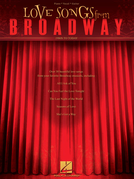 Various - Love Songs From Broadway - Piano, Vocal, Guitar