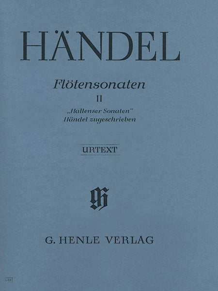 Handel - Flute Sonatas, Vol. 2: Hallenser Sonatas - Flute and Piano