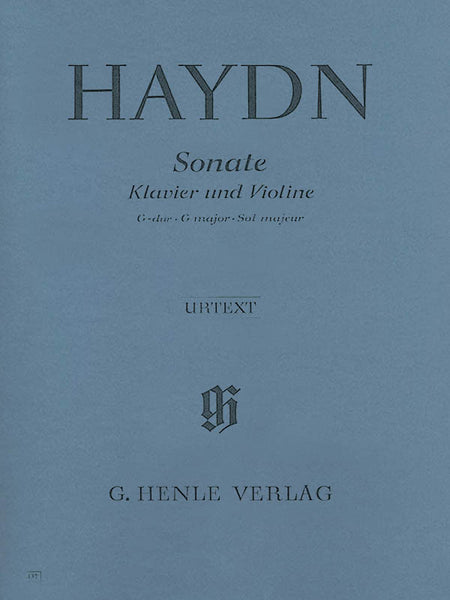 Haydn, eds. Becker-Glauch, Demus, and Guntner - Sonata in G Major, Hob.XV:32 - Violin and Piano