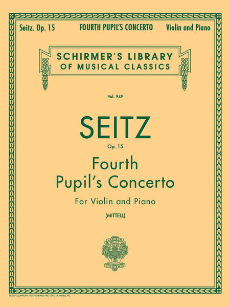 Seitz - Fourth Pupil's Concerto - Violin and Piano